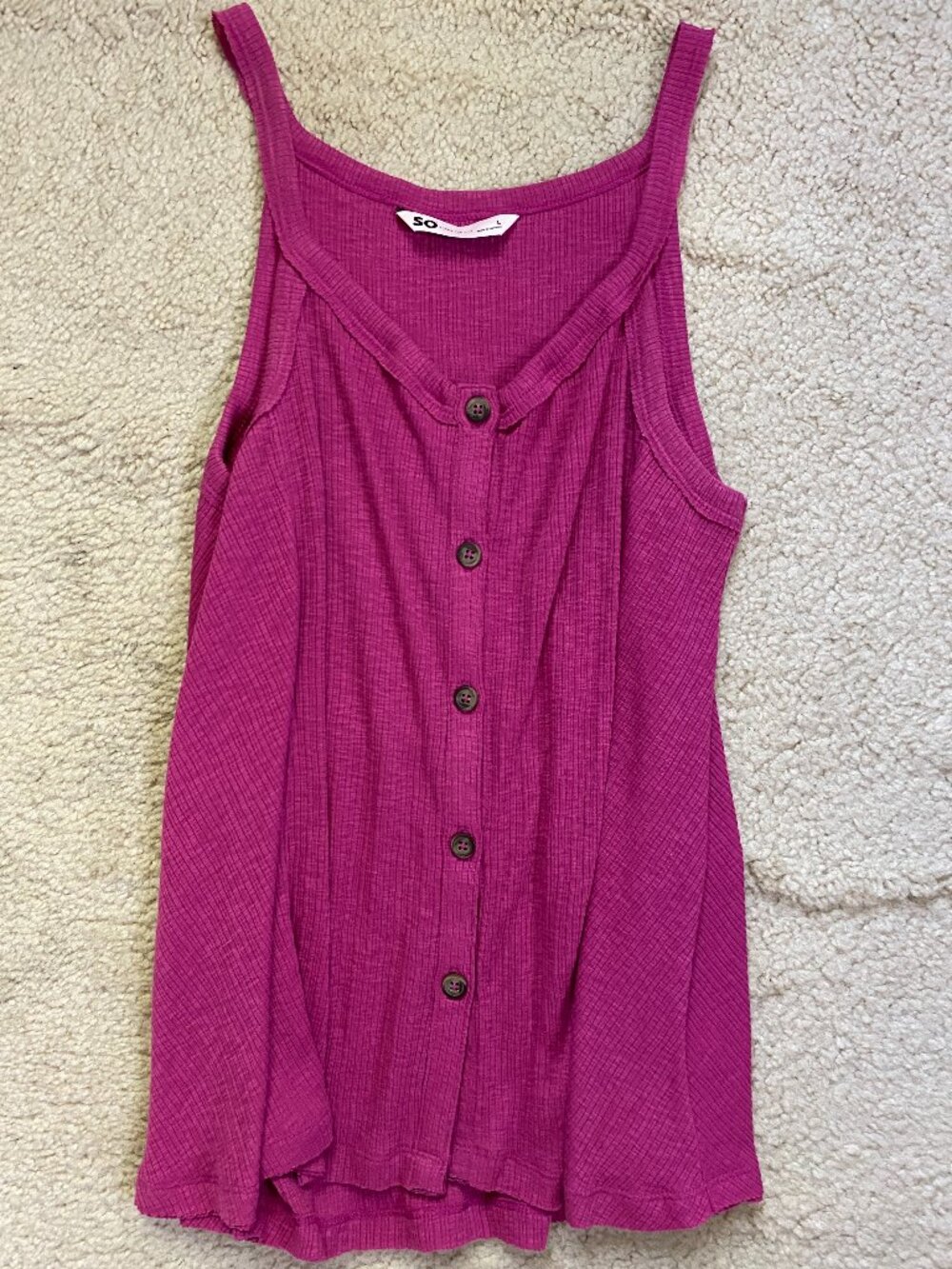 Flowy Tank, Large, Magenta